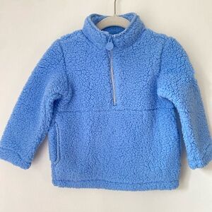 Joules Jacket Girl’s 2T Blue Poppie Teddy Jacket Pullover Fleece NWT